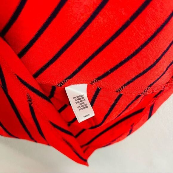 Spense • Soft Stretchy Chevron Striped Knit Tunic Top - Picture 4 of 6